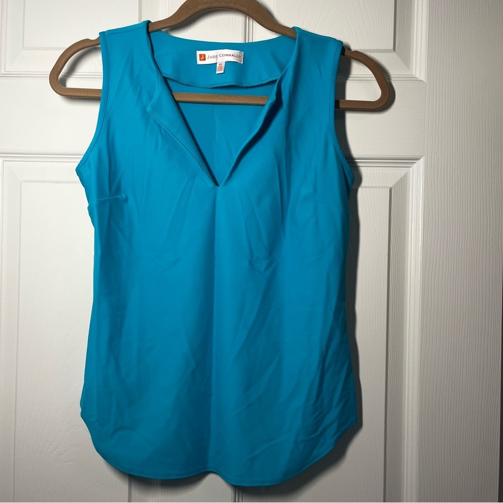Jude Connally Women's Blue Sleeveless Ali Tank Top Size XS